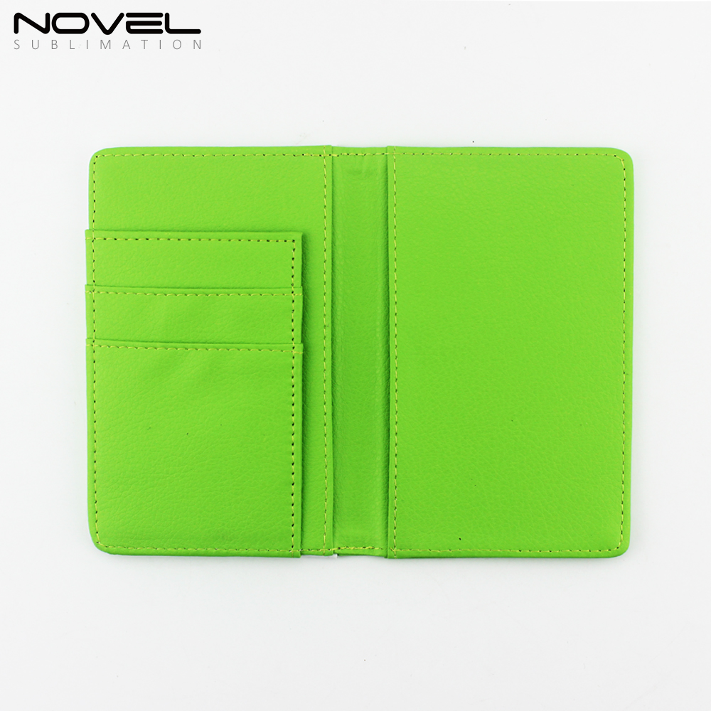 Personalized Sublimation PU Leather Passport Holder-8 Colors Available