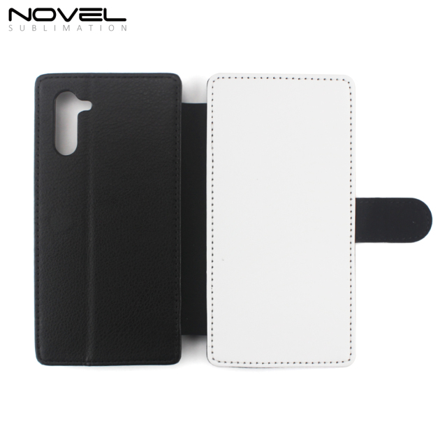 New!!! DIY Sublimation PU Flip Phone Wallet Case For Galaxy Note 10