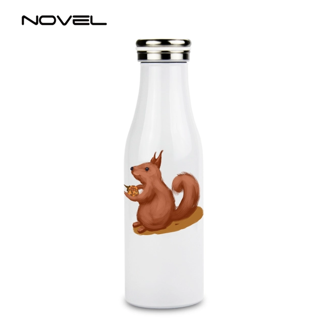 500ml Stainless Steel Milk Thermal Mug Sublimation Travel Water Bottle