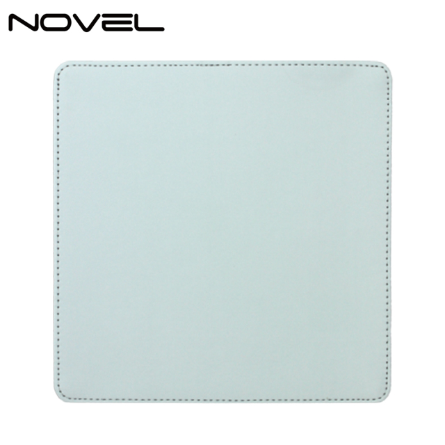 PU Leather Mouse Pad Sublimation Blank Mouse Mat-Square