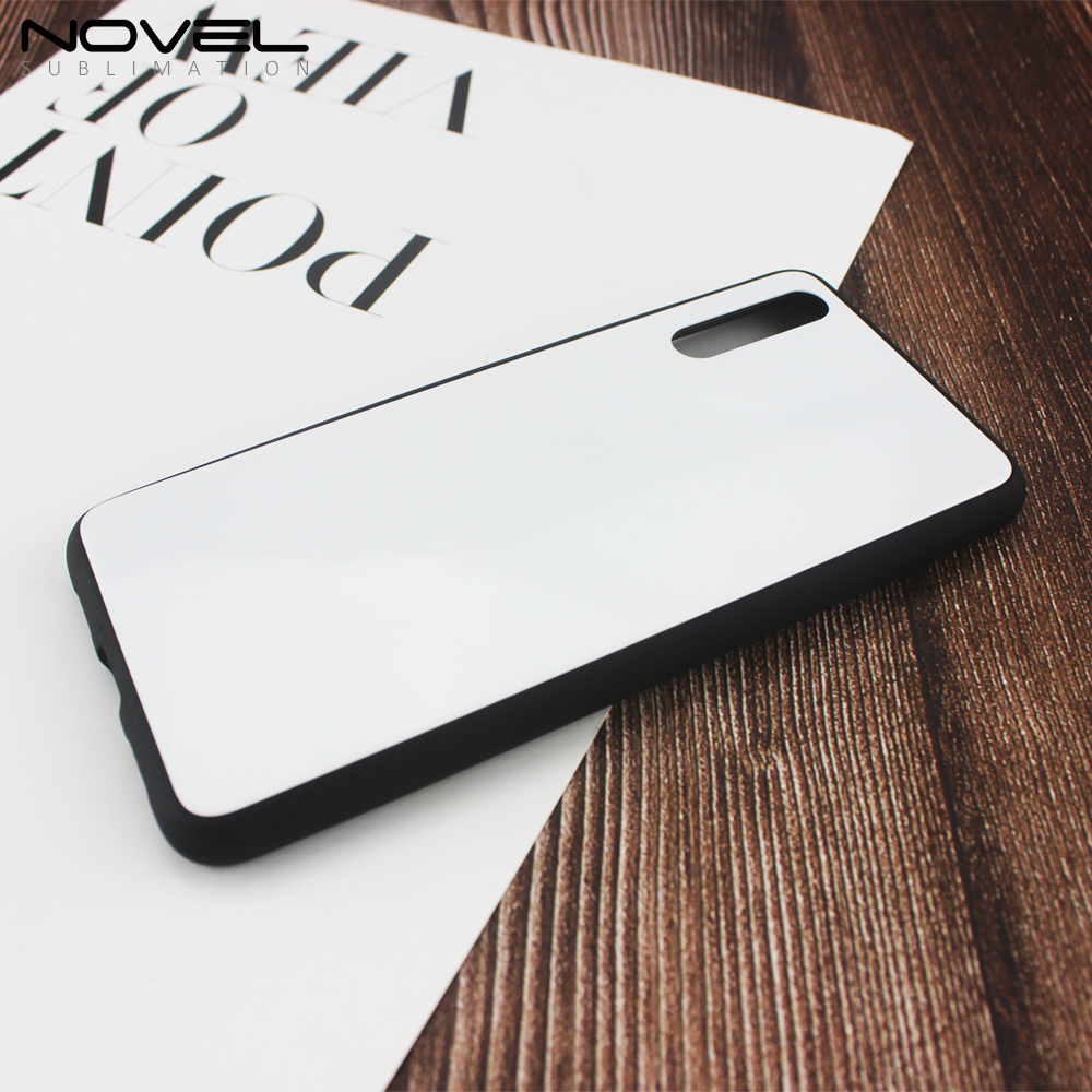 Popular TPU Case With Sublimated Tempered Glass Plate For Huawei P20