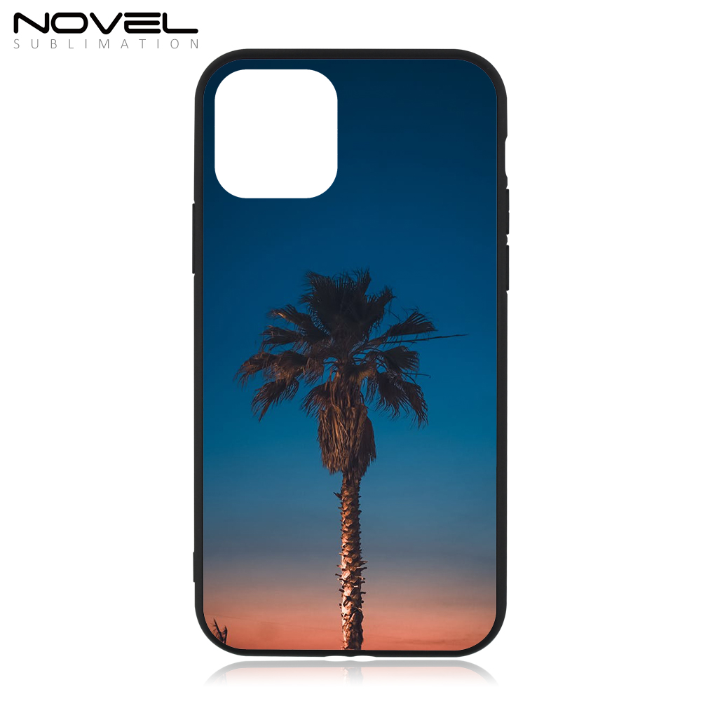 For iPhone 11 Pro Tempered Glass Back Case Sublimation Wireless Charging
