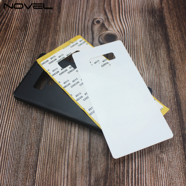 Tempered Glass Insert Sublimation Rubber TPU Case Galaxy Note 9