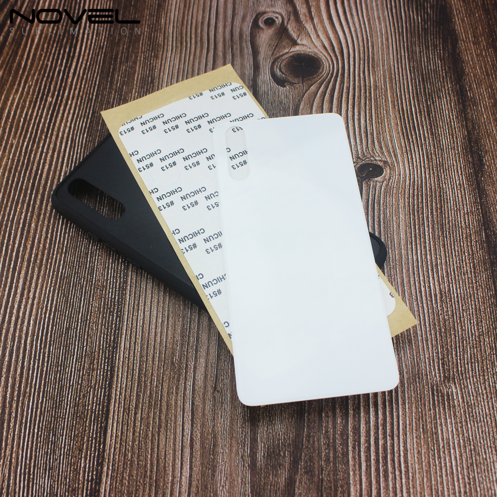 Popular TPU Case With Sublimated Tempered Glass Plate For Huawei P20