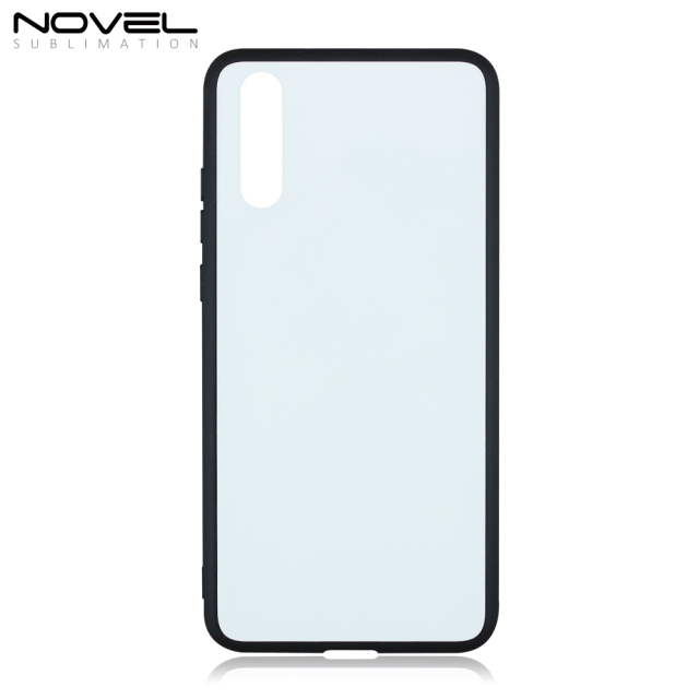 Popular TPU Case With Sublimated Tempered Glass Plate For Huawei P20