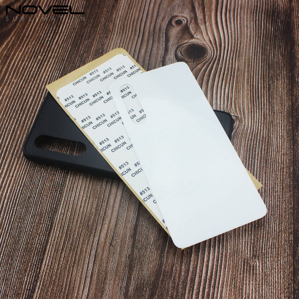 Blank Tempered Glass Plate Sublimation TPU Case For Huawei P30