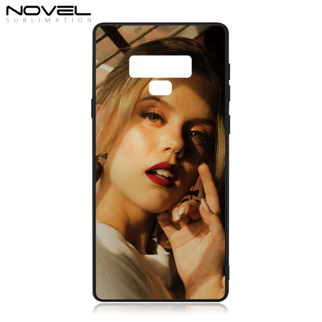 Tempered Glass Insert Sublimation Rubber TPU Case Galaxy Note 9