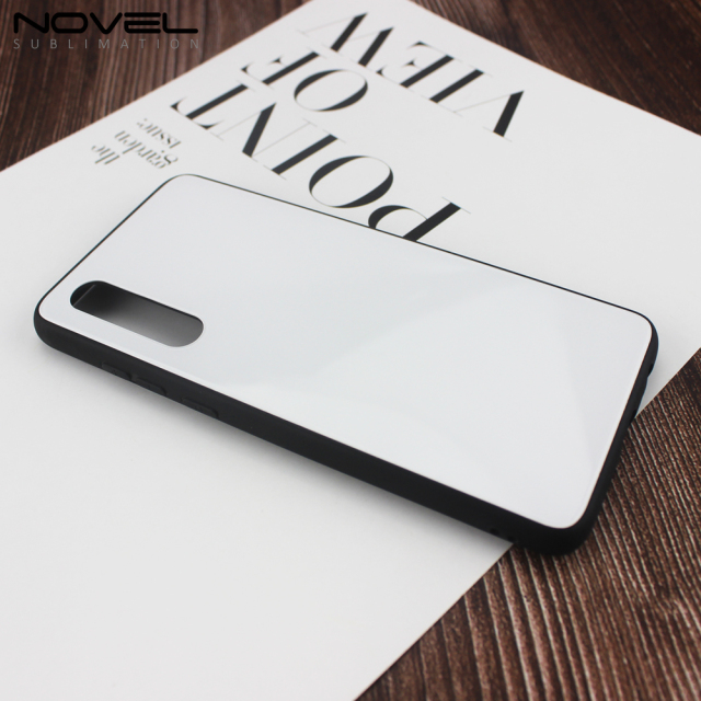 Blank Tempered Glass Plate Sublimation TPU Case For Huawei P30