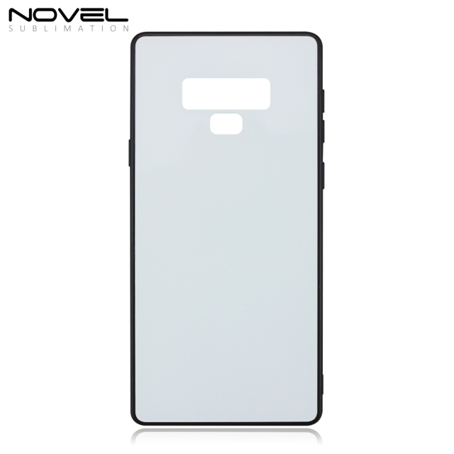 Tempered Glass Insert Sublimation Rubber TPU Case Galaxy Note 9