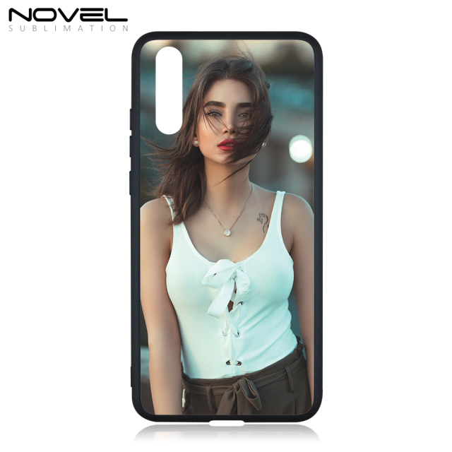 Popular TPU Case With Sublimated Tempered Glass Plate For Huawei P20