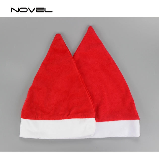 Santa Hat Cap Sublimation Christmas Hat For Kid and Adult