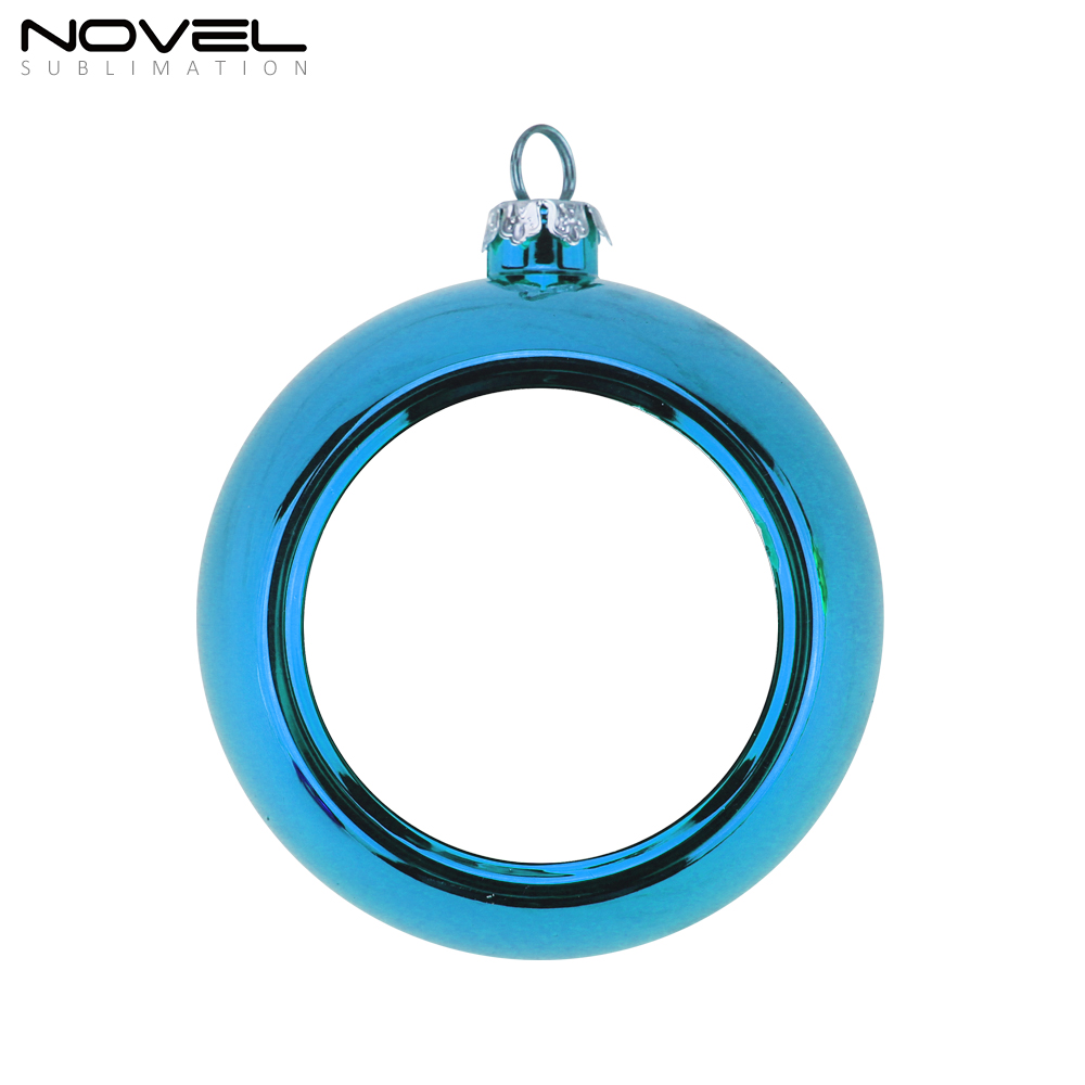3 Sizes Plastic Christmas Ball Sublimation Blank Xmas Ball