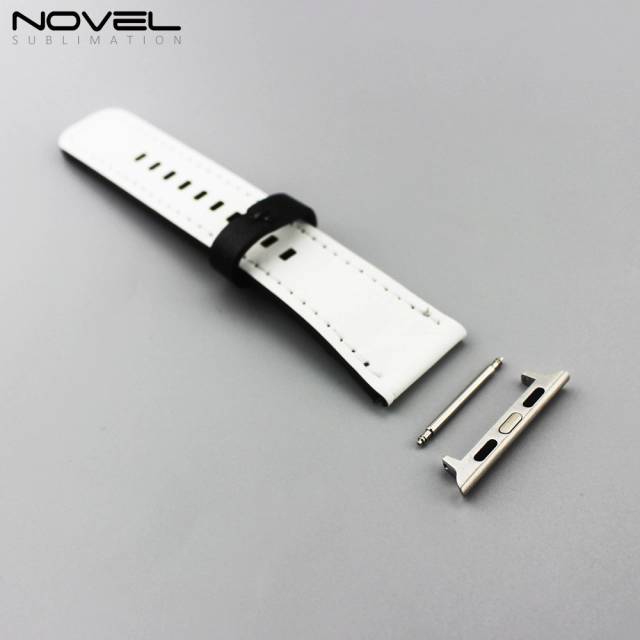 Blank Sublimation Leather Watch Band For Apple Watch Series 3,38-42mm