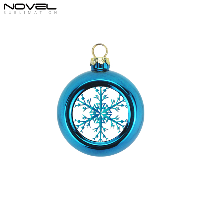 4cm Colorful Plastic Christmas Ball Ornament