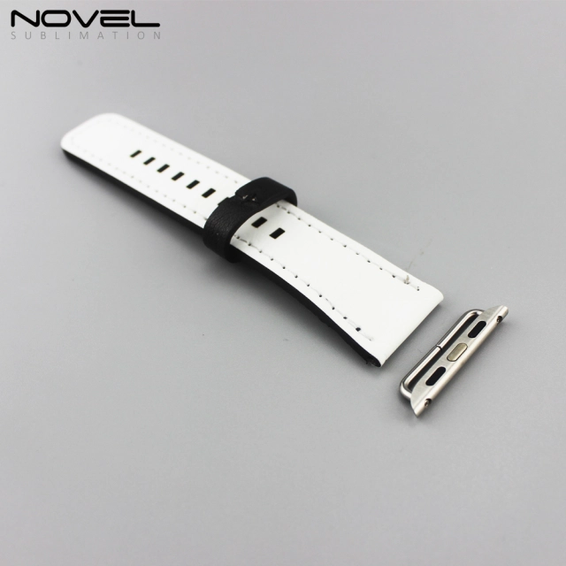 Blank Sublimation Leather Watch Band For Apple Watch Series 3,38-42mm