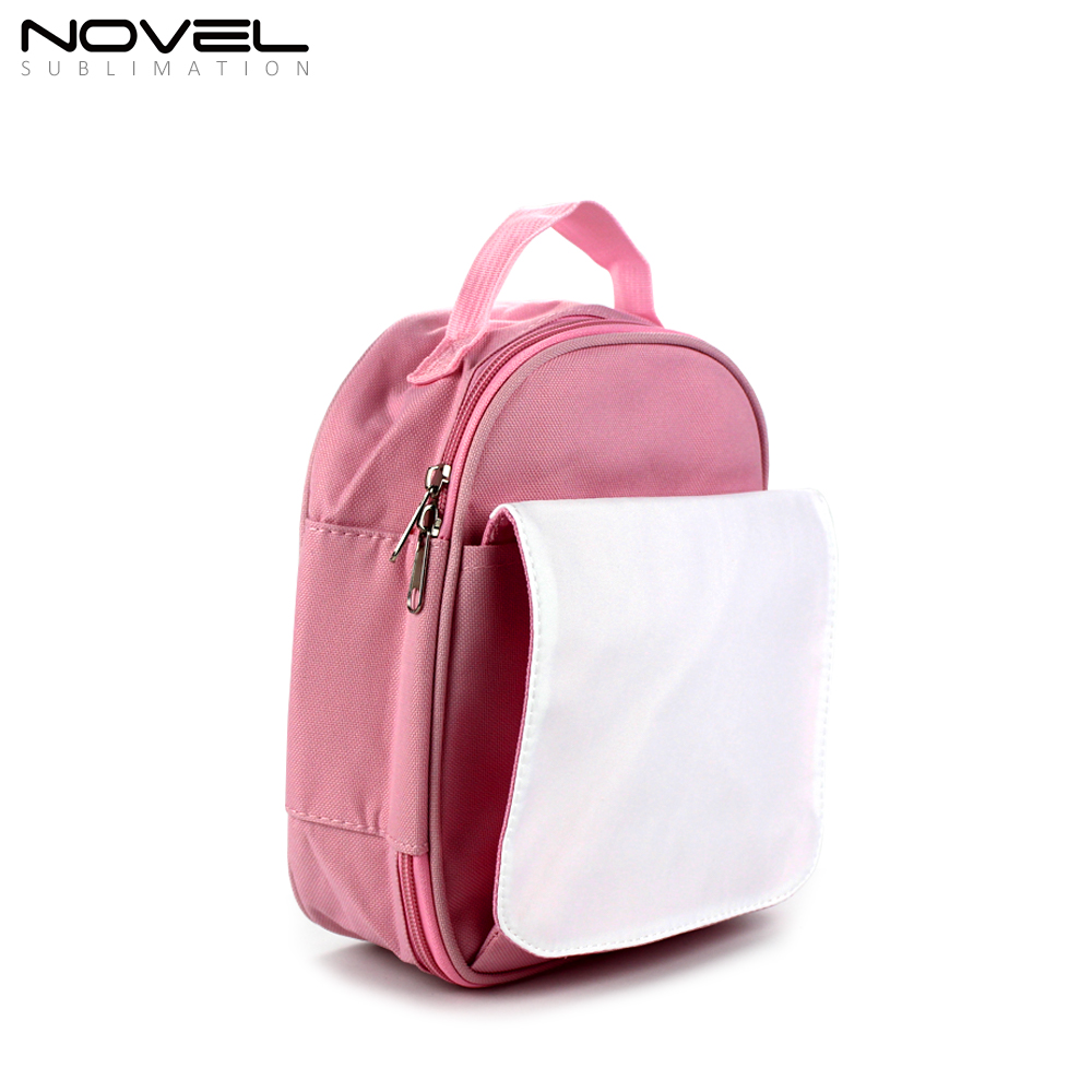 Sublimation Blank Kid Lunch Bag Pink