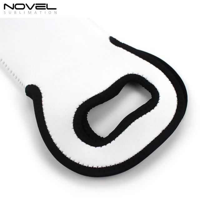 White Neoprene Sublimation Wine Bag