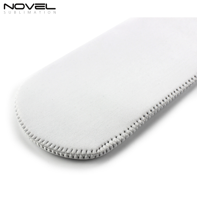 White Neoprene Sublimation Wine Bag