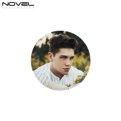 Round PU Leather Coaster Sublimation Mug Pad