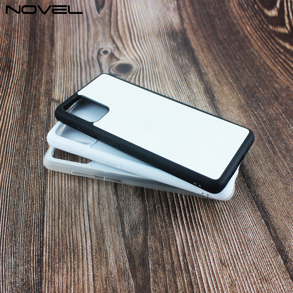 DIY Blank Rubber Phone Case Sublimation Cover For Galaxy S20 Plus