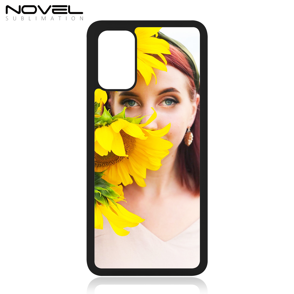 DIY Blank Rubber Phone Case Sublimation Cover For Galaxy S20 Plus