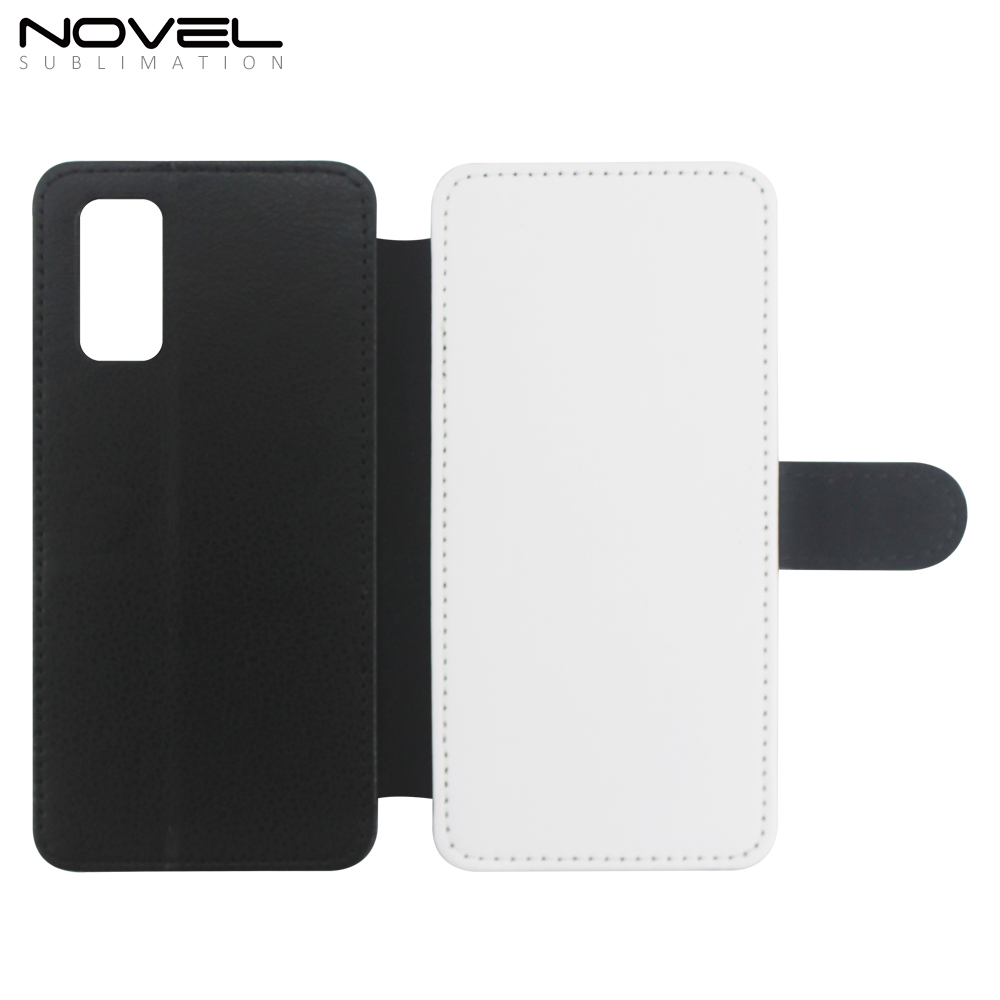 Custom Sublimation PU Leather Flip Phone Cover For Galaxy S20/ S20 FE/ S21 FE
