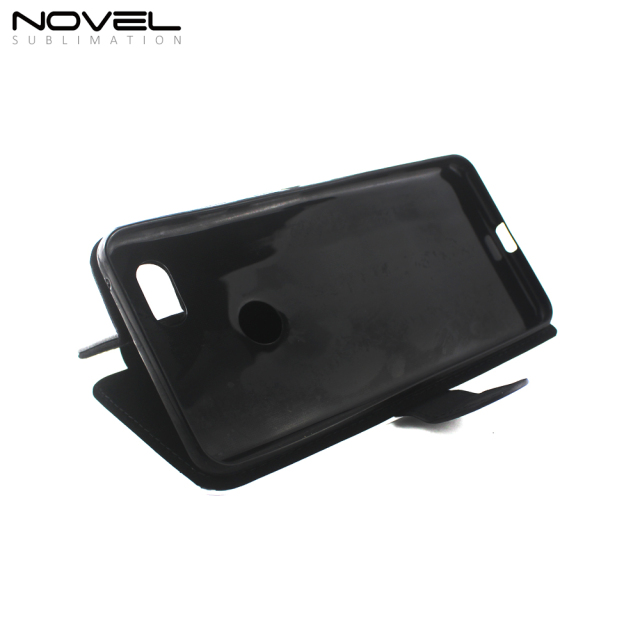 Blank PU Flip Leather Phone Housing For Google Pixel 3 XL 5.5"