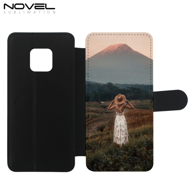 Custom Blank PU Flip Phone Case For Huawei Mate 20 Pro