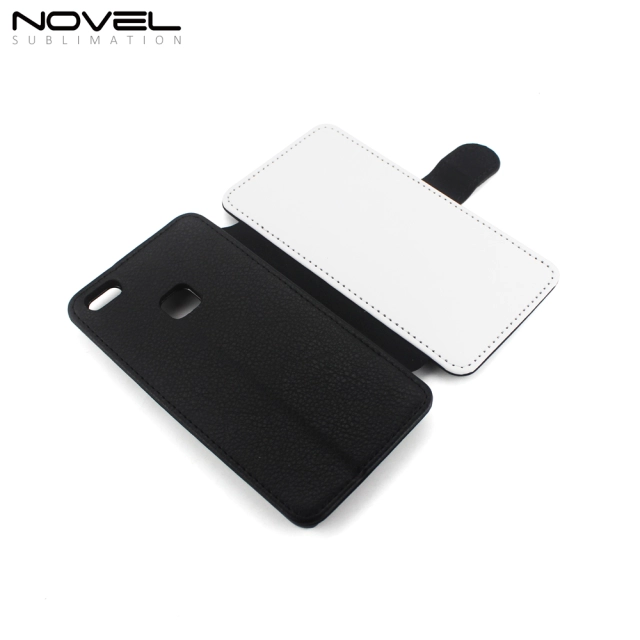 Blank Sublimation Wallet PU Flip Card Slot Stand For Huawei P10