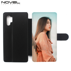 DIY Custom PU Flip Phone Wallet Case For Galaxy Note 10 Pro/ Plus