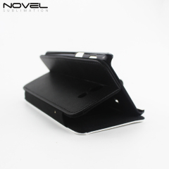 Blank PU Flip Phone Wallet Case For Galaxy J5 2017/ J520