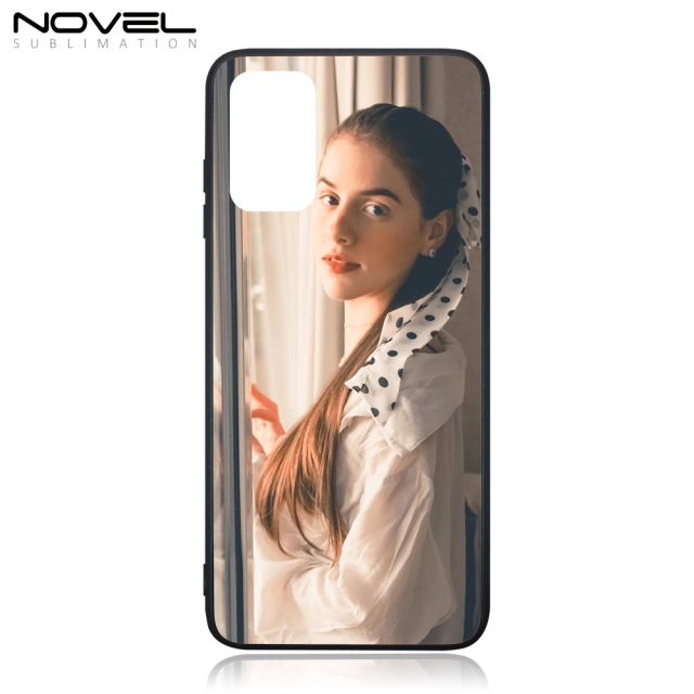 For Galaxy S20 Plus DIY 2D TPU Case Sublimation Tempered Glass Plate