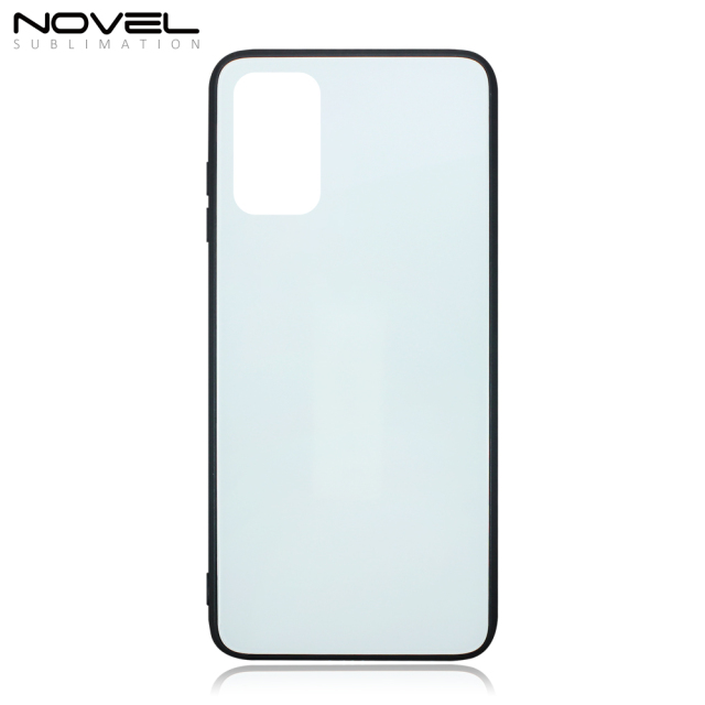 For Galaxy S20 Plus DIY 2D TPU Case Sublimation Tempered Glass Plate