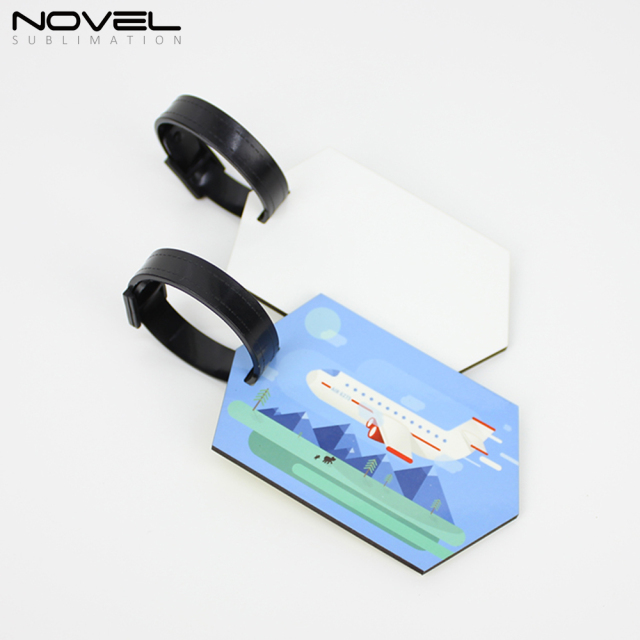 MDF Wooden Suitcase Luggage Tag NSX-008D