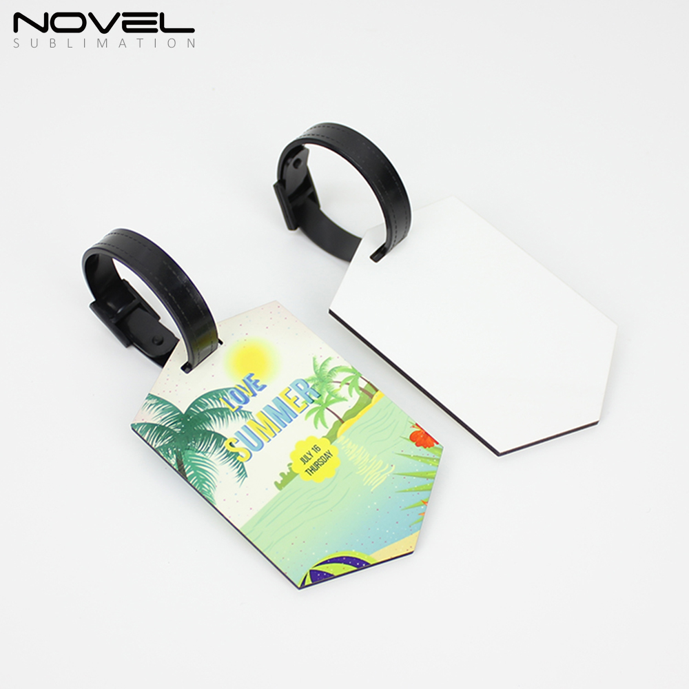 MDF Wooden Suitcase Luggage Tag NSX-008D