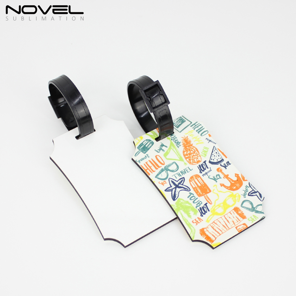 Sublimation Blank MDF Luggage Tag NSX-010D