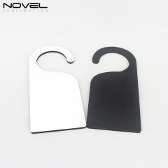 MDF Door Hanger Blank Front Black Back
