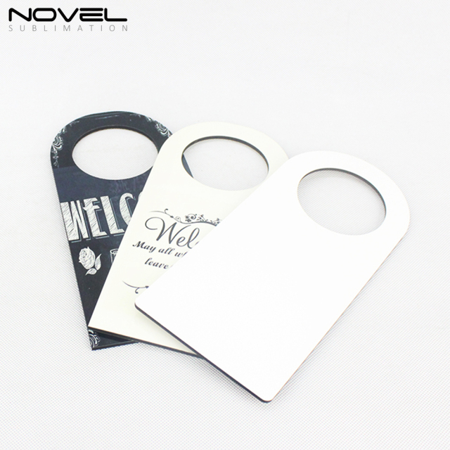 One-sided Printing Sublimation MDF Door Hanger