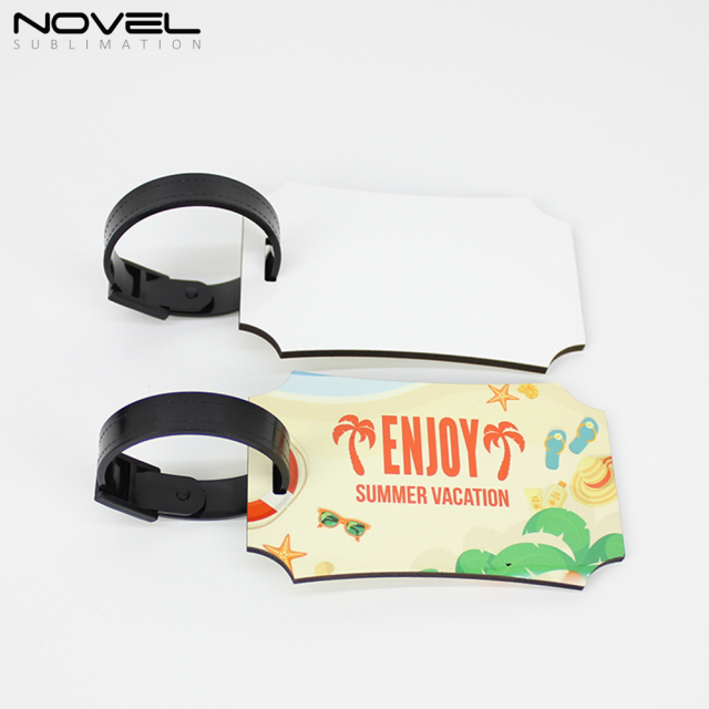 Sublimation Blank MDF Luggage Tag NSX-010D