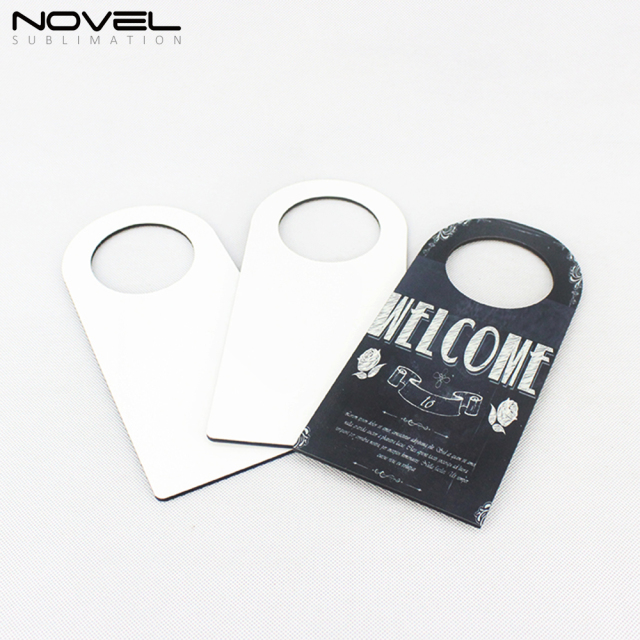 One-sided Printing Sublimation MDF Door Hanger