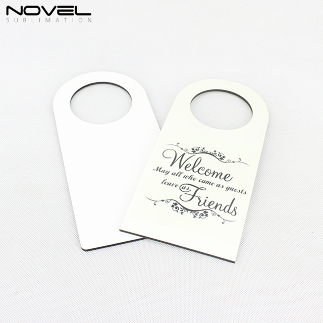 Double-sided Printing Custom MDF Door Hanger