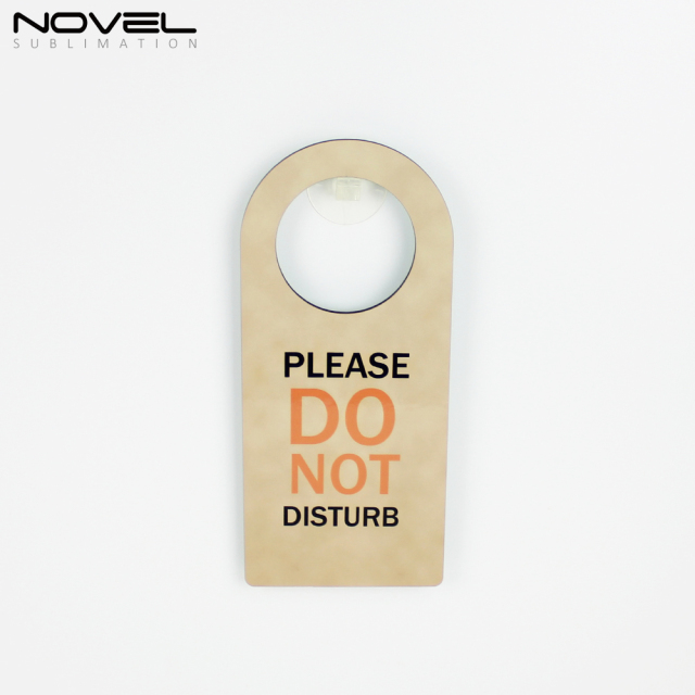 Double-sided Printing Custom MDF Door Hanger