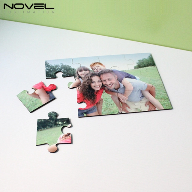 NSPZ-002 Rectangle Jigsaw MDF Puzzle 12p