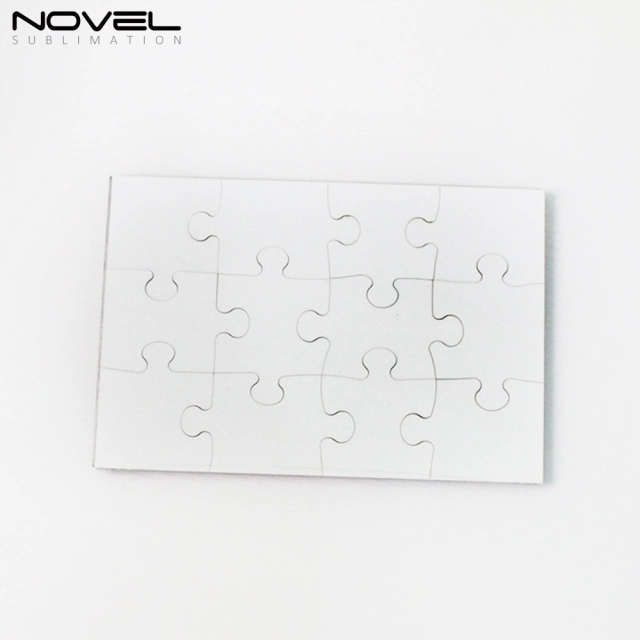 NSPZ-002 Rectangle Jigsaw MDF Puzzle 12p