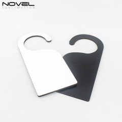 MDF Door Hanger Blank Front Black Back