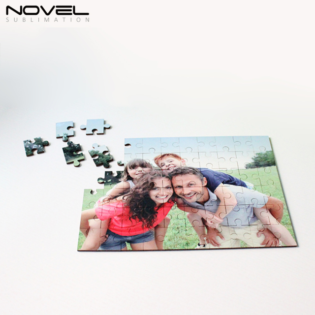 NSPZ-006 DIY Rectangle MDF Jigsaw Puzzle 60p