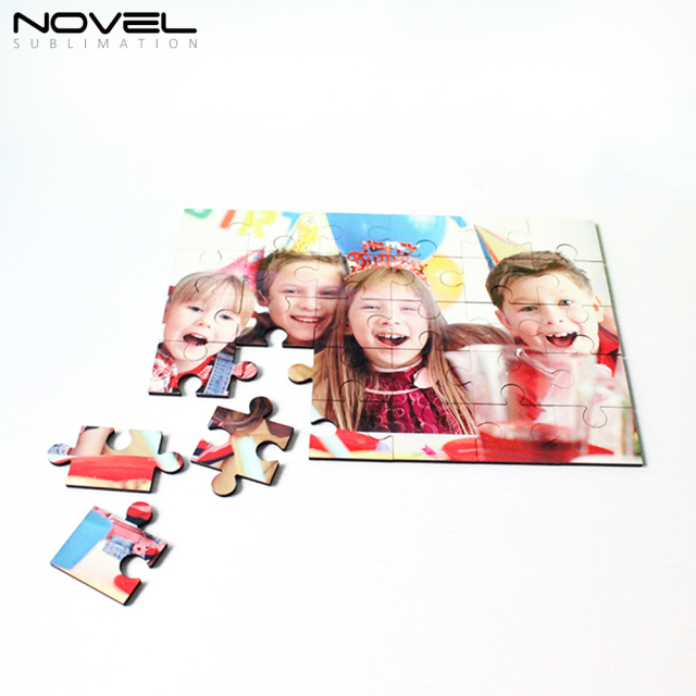 NSPZ-007 Rectangle MDF Jigsaw Puzzle 30p