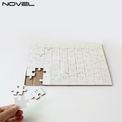 NSPZ-006 DIY Rectangle MDF Jigsaw Puzzle 60p
