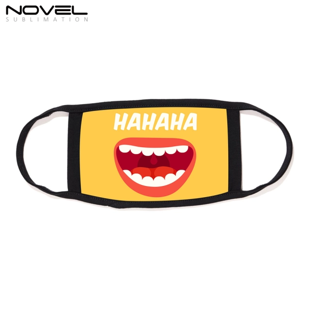 Personalized Sublimation Dust Anti Mask With Black Rim