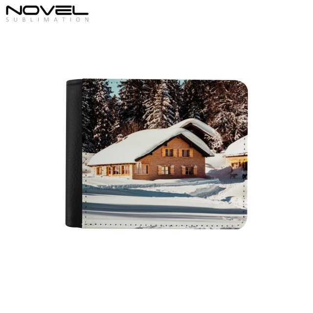 Man Wallet Sublimation Bi-Fold Wallet Credit Card Holder